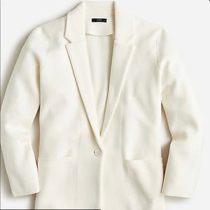 J. Crew Sweater Blazer ( style: Cecile, size: M, color: Ivory)